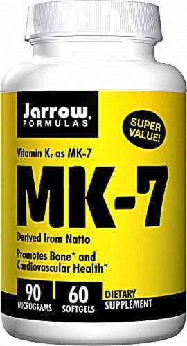 MK-7, Vitamin K2 as MK-7 90mcg 60 Softgels - Jarrow Formulas - welzo