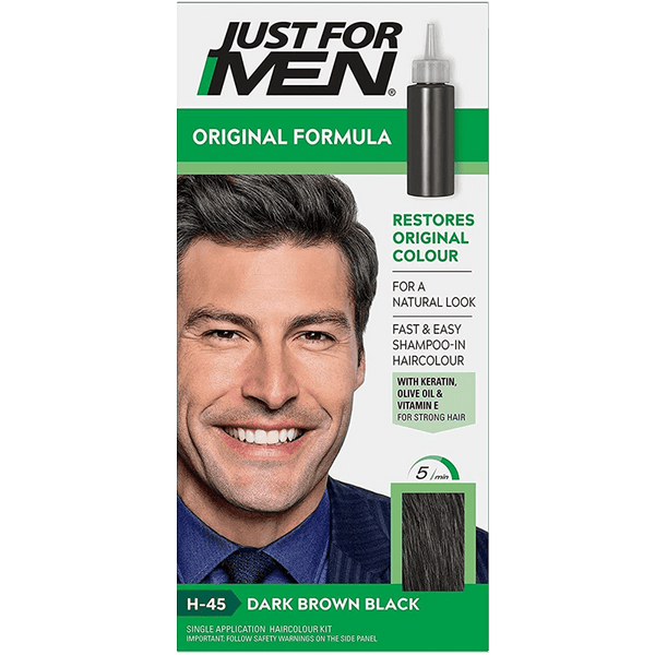 Just For Men Original Formula Haircolour Dark Brown Black - welzo