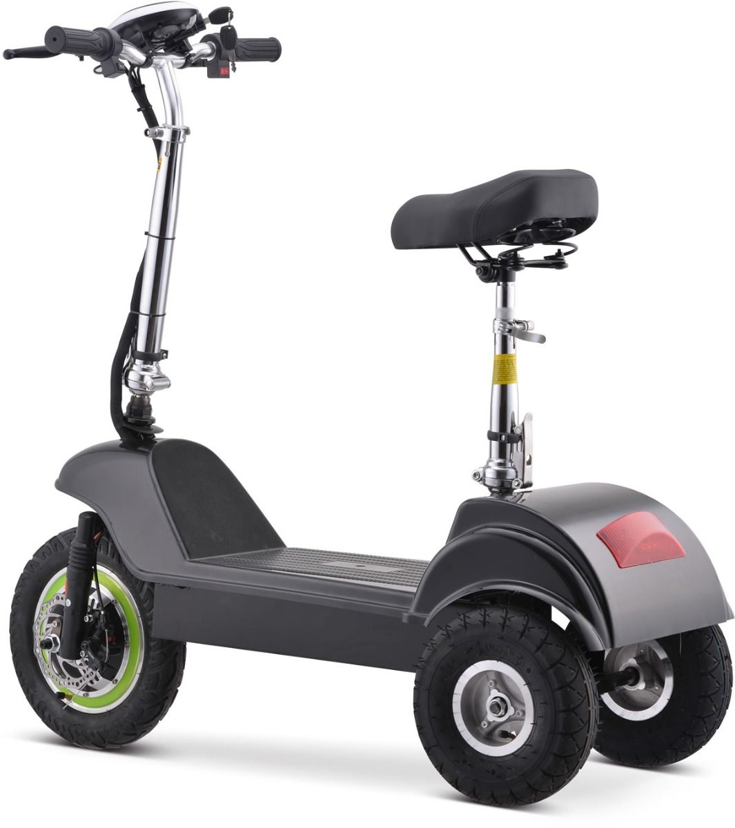 Folding 3-Wheel Electric Mobility Scooter With Seat – Pavement Legal Travel-Friendly