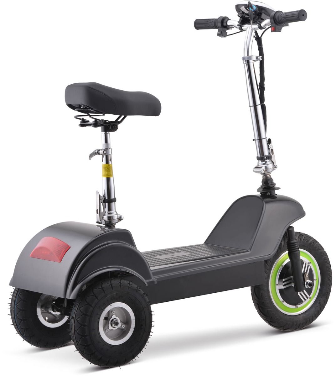 Folding 3-Wheel Electric Mobility Scooter With Seat – Pavement Legal Travel-Friendly