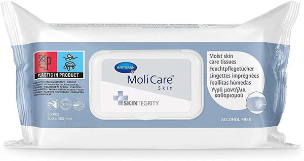 MoliCare Moist Skin Care Tissues Pack of 50 - welzo