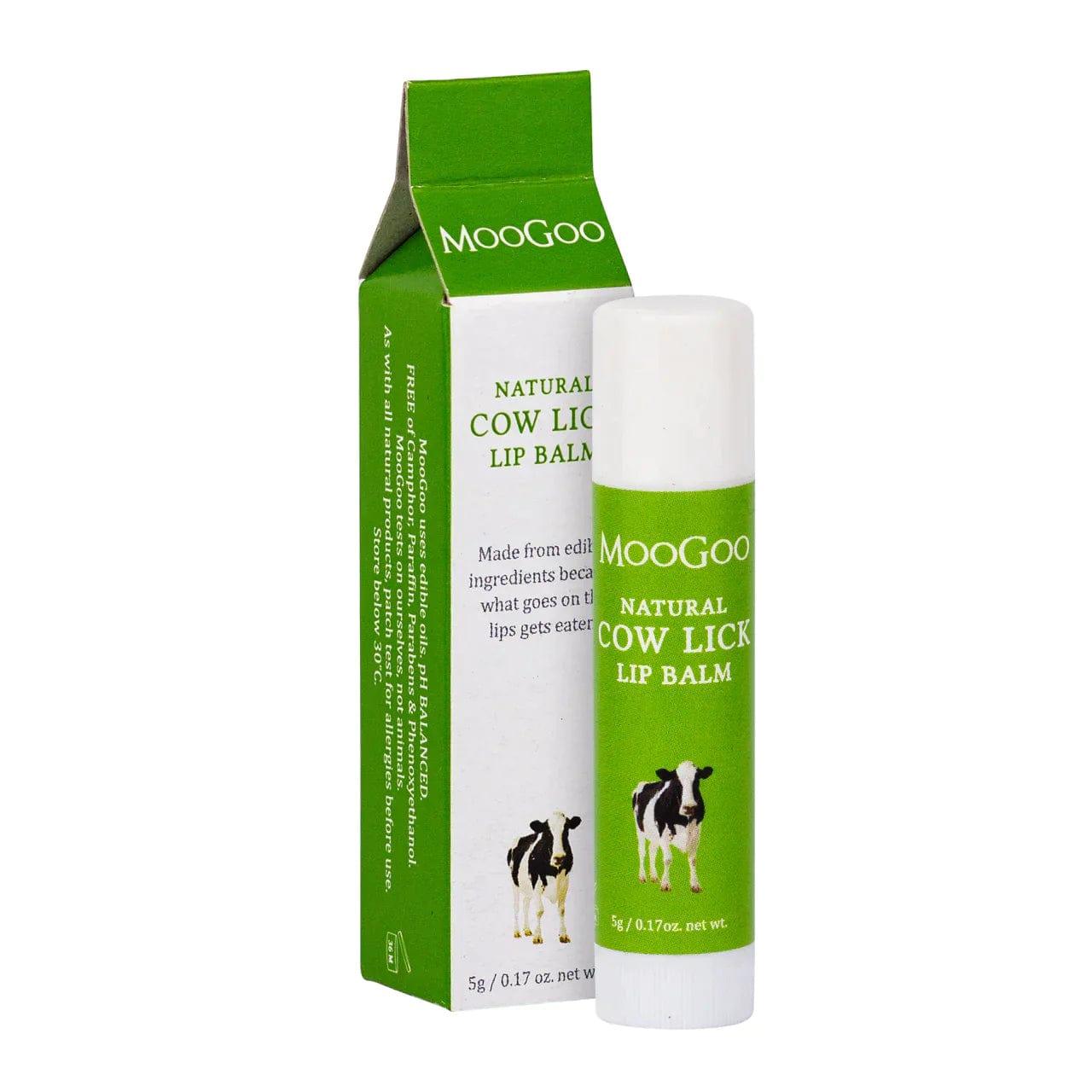 MooGoo Natural Cow Lick Lip Balm 5g - welzo