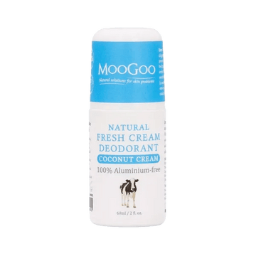 MooGoo Natural Fresh Cream Deodorant Coconut Cream 60ml - welzo