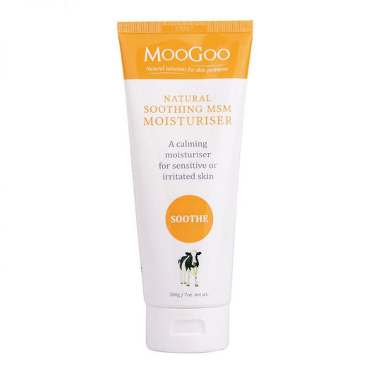 MooGoo Soothing MSM Moisturiser 200g - welzo