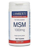 MSM 1000mg, 120 tabs - Lamberts - welzo