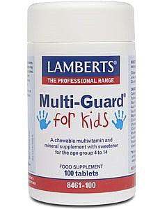 Multi-Guard for Kids, 100 Chewable Tabs - Lamberts - welzo