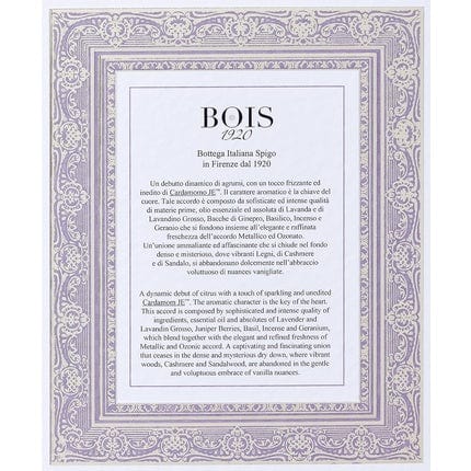 BOIS 1920 Spigo Eau de Parfum 100ml