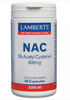 N-Acetyl Cysteine (NAC) 600 mg 60 Caps - Lamberts - welzo