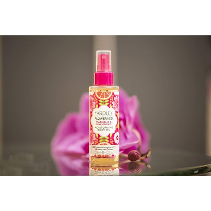 Yardley London Flowerazzi Magnolia and Pink Orchid Body Oil 125ml