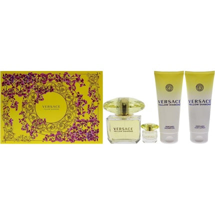 Versace Yellow Diamond Women's 4 Piece Gift Set