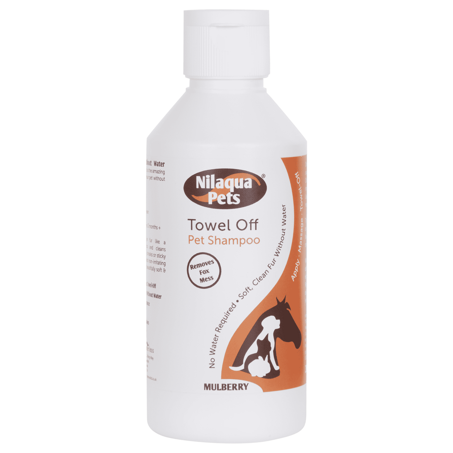 Nilaqua Pets Fox Mess Towel Off Pet Shampoo Mulberry 200ml - welzo