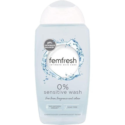 Femfresh 0% empfindliche intime Wäsche Femininhygiene Dusche & Bad Gel Reiniger 250 ml Blaubeere