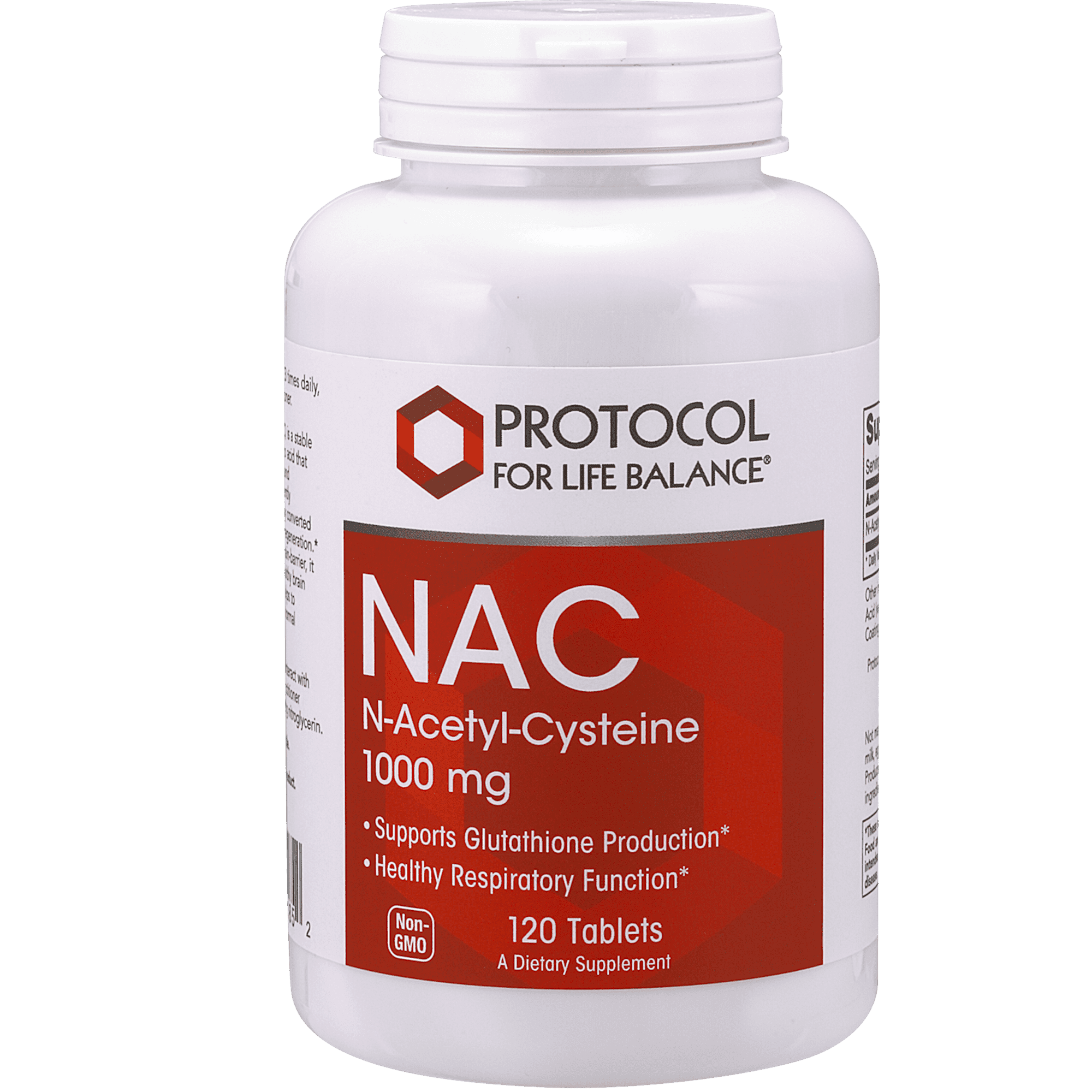 NAC 1,000mg 120 tablets - Protocol For Life Balance - welzo