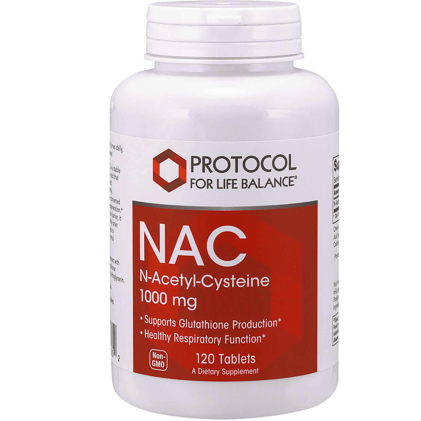 NAC 1,000mg 120 tablets - Protocol For Life Balance - welzo