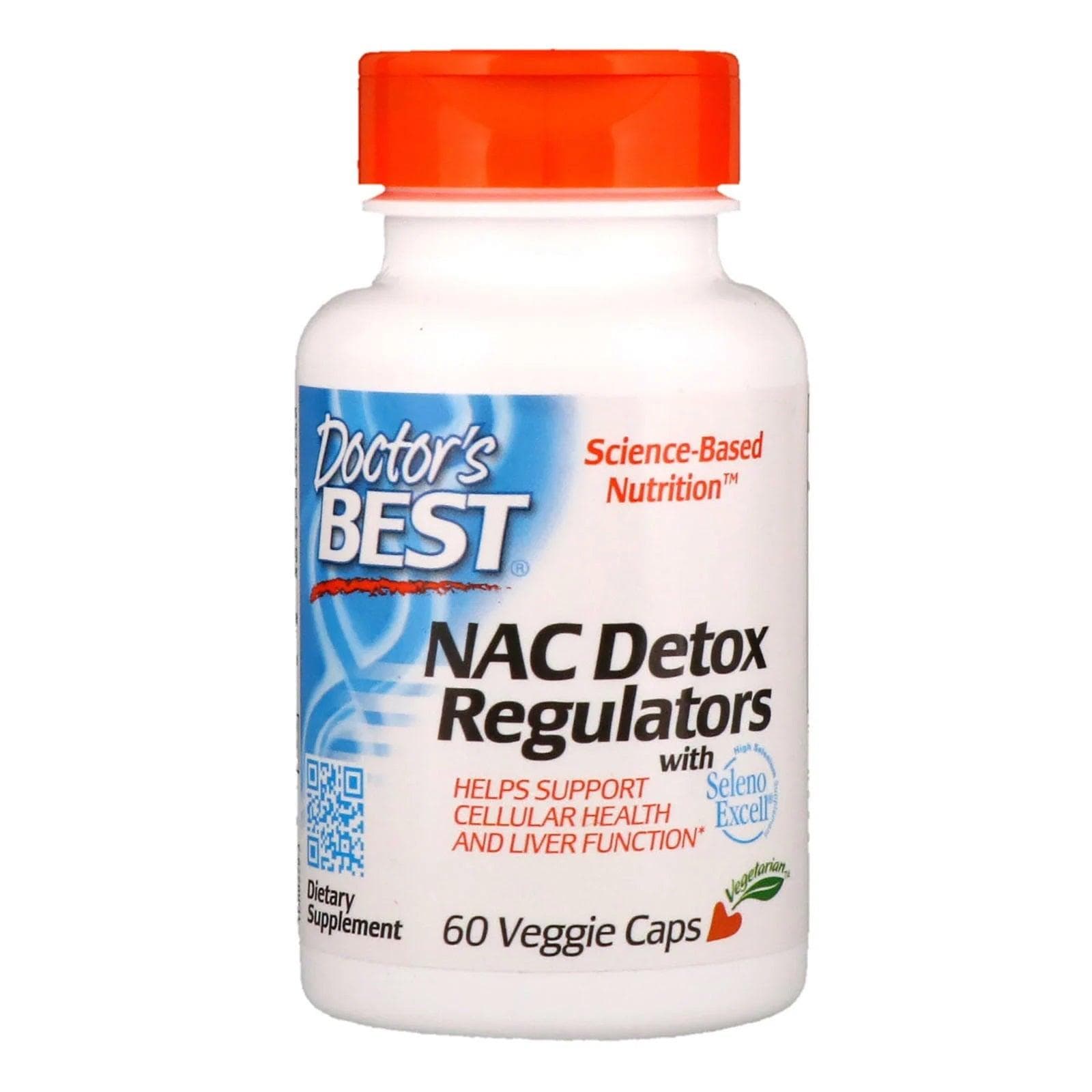 NAC Detox Regulators, 60 Capsules - Doctor's Best - welzo