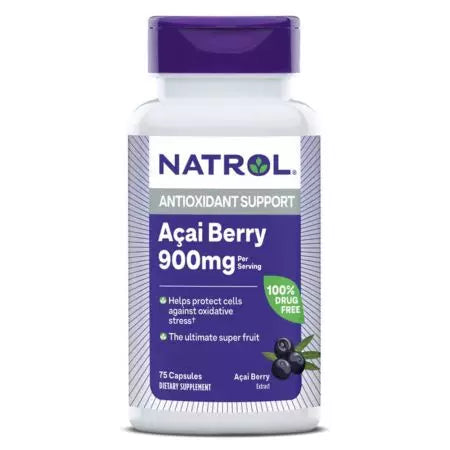 Natrol acai bär 1 000 mg 75 veggie kapslar