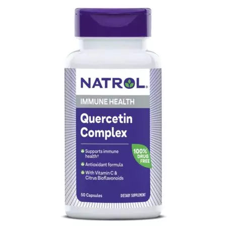 Complesso di quercetina natrol 500mg 50 capsule