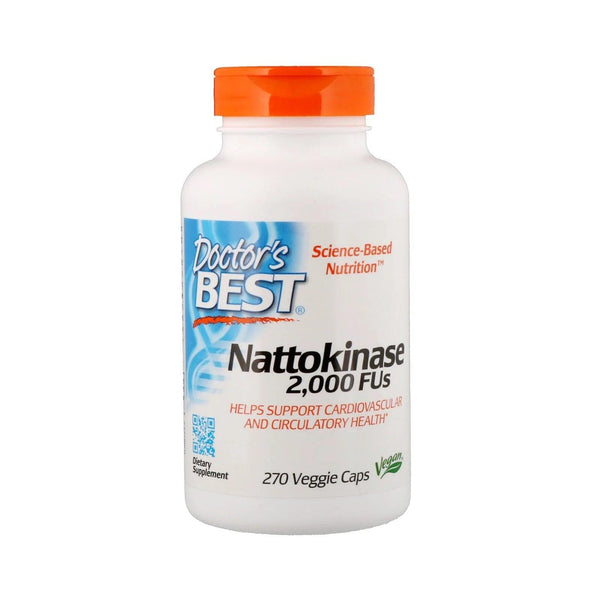 Nattokinase 2000 FUs, 270 Capsules - Doctor's Best - welzo