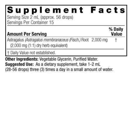 Nature's Answer Astragalus Root 2,000mg 1 Oz (30ml)