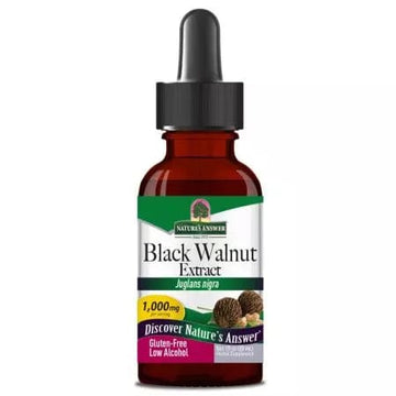 Nature's Answer Black Walnut Extract 1,000mg Low Alcohol 1 Oz (30ml)