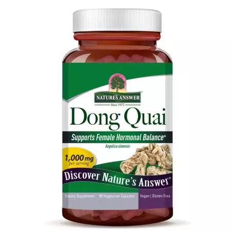 Naturens svar Dong Quai Root 1.000 mg 90 vegetariske kapsler