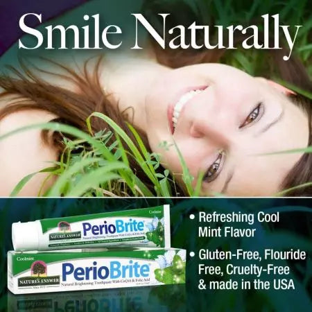 Nature's Answer PerioBrite Toothpaste Cool Mint 4 Oz (113.4g)