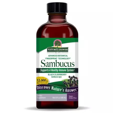 Die Antwort der Natur Sambucus 12.000 mg 8 oz (240 ml)