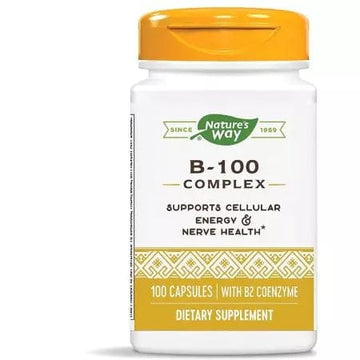 Nature's Way Vitamin B100 Complex 100 Capsules