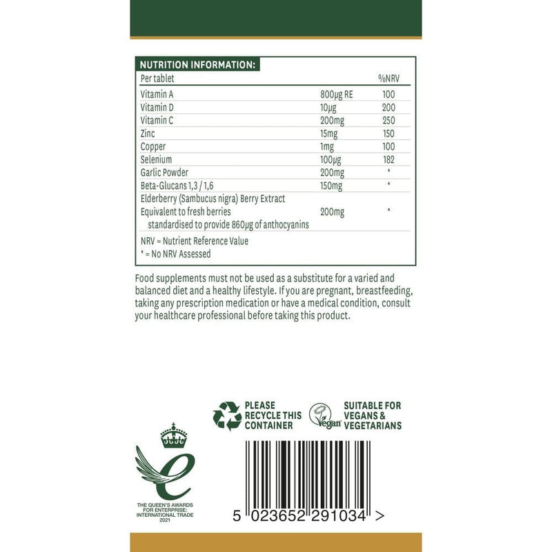 Beta Glucans Immuunondersteuning + 30 tabletten - Hulp van de natuur