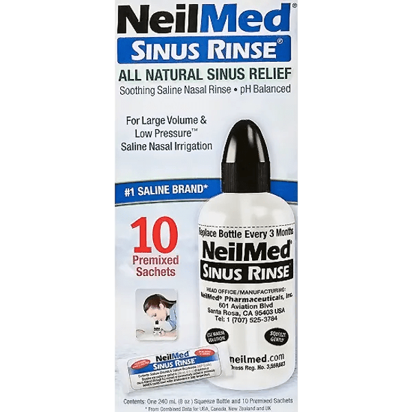 Neilmed Adult Nasal Irrigation Sinus Rinse Kit - welzo