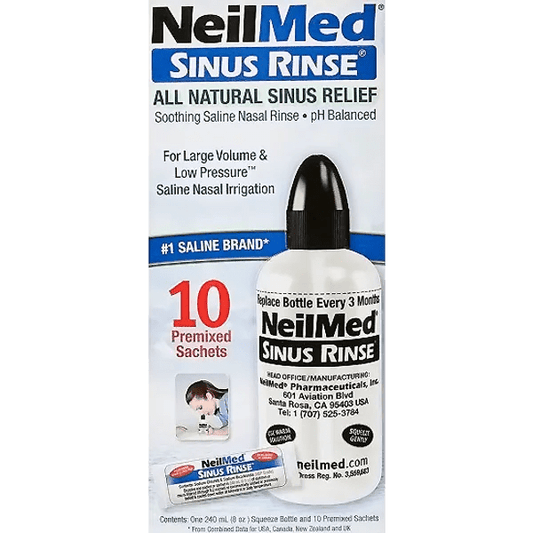 NeilMed Sinus Relief Neti Pot, Cough, Cold & Allergy, Health