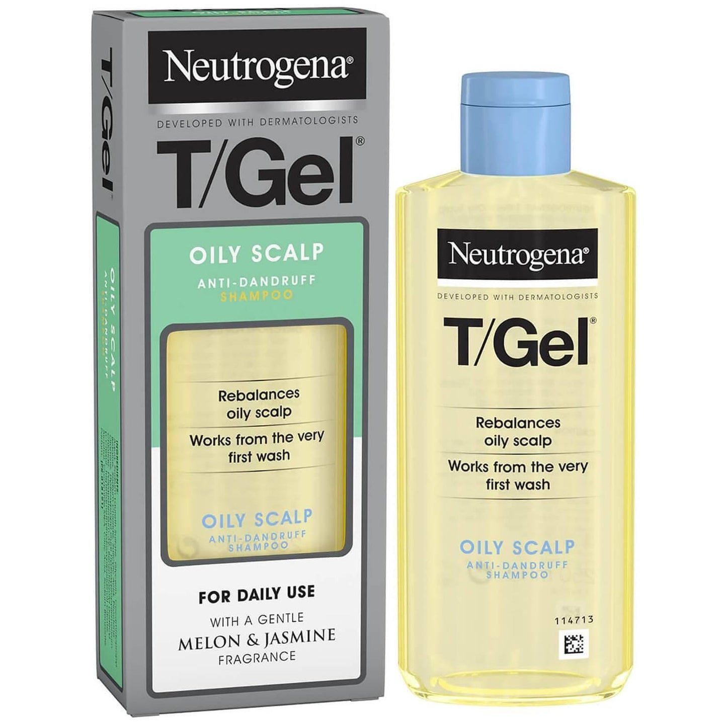 Neutrogena T/gel Oily Scalp Shampoo 250ml - welzo