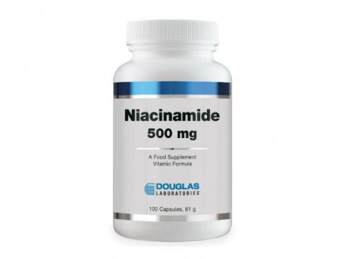 Niacinamide 500 mg 100 Capsules - Douglas Labs - welzo