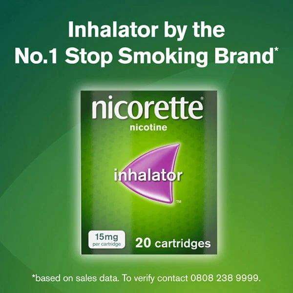 Nicorette 15mg Inhalator Nicotine (Stop Smoking Aid) - welzo