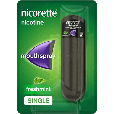 Nicorette QuickMist 1mg/Spray Freshmint- Single- 150 Sprays - welzo