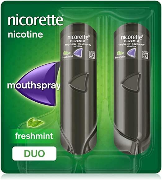 Nicorette Quickmist Fresh Mint 1mg/Spray Mouth Spray - welzo