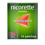 Nicorette Step 1 invisi 25mg Patch, Nicotine Patches (Stop Smoking Aid) - welzo