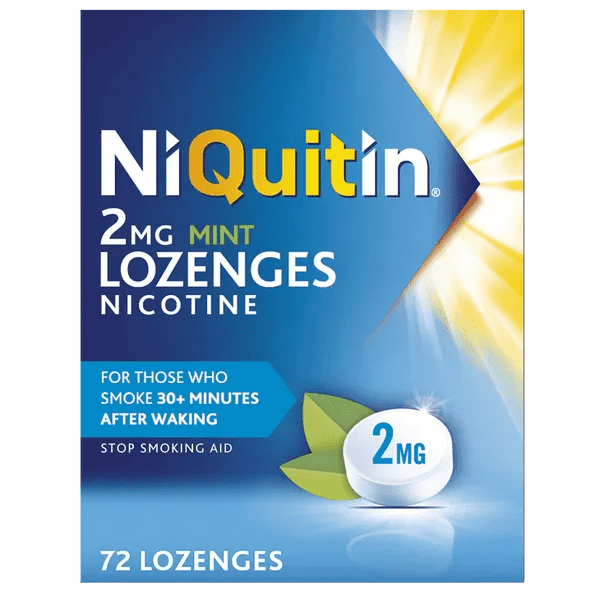 Niquitin 2mg Lozenges Mint Pack of 72 - welzo