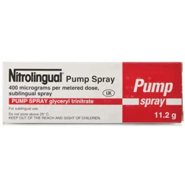 Nitrolingual Pump Spray 400mcg 200 Dose - welzo