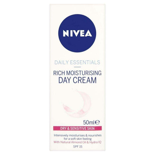 Nivea Daily Essentials Rich Moisturising Day Cream 50ml - welzo