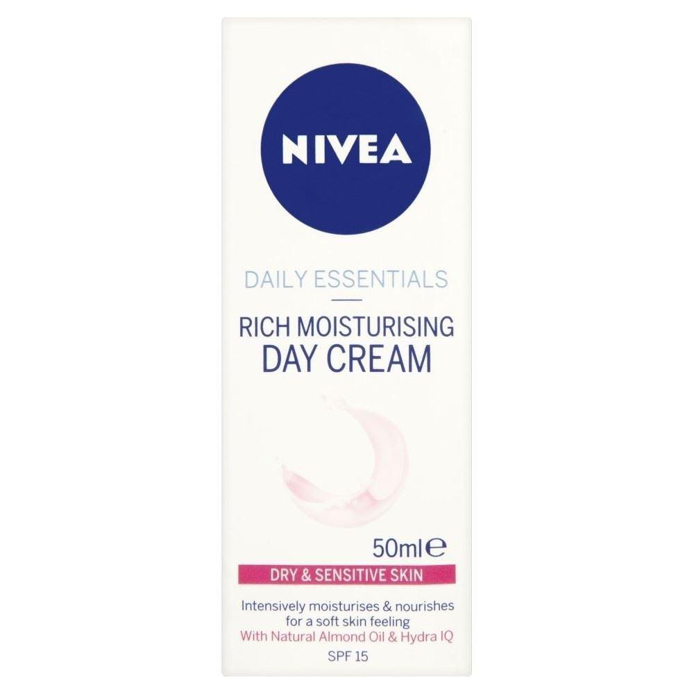 Nivea Daily Essentials Rich Moisturising Day Cream 50ml - welzo