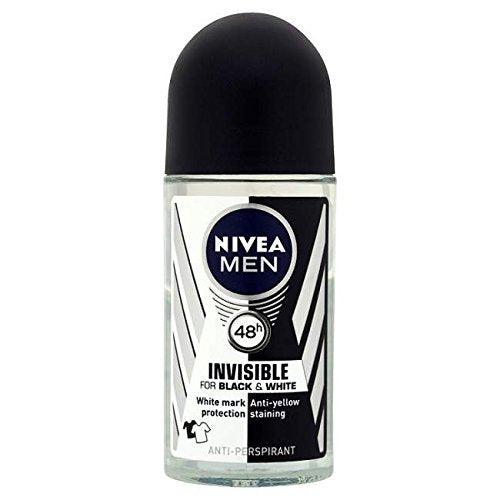 Nivea For Men Black & White Roll-on Deodorant 50ml - welzo