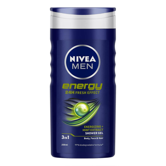 Nivea For Men Energy Shower Gel 250ml - welzo