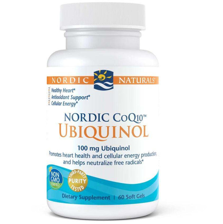 Nordic CoQ10 Ubiquinol, 60 Soft Gels - Nordic Naturals - welzo