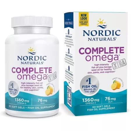 Nordic Naturals Complete Omega 3,6,9 Xtra 60 Softgels (cytryna)