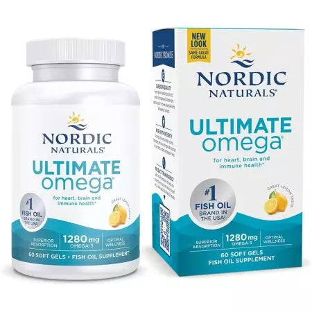 Nordic Naturals Ultimate Omega3 1280 mg 60 SoftGels