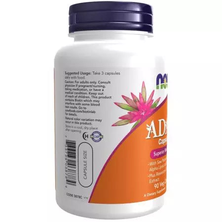 Nyt ruokia Adam Men's Multivitamiinin 90 Veg -kapselit