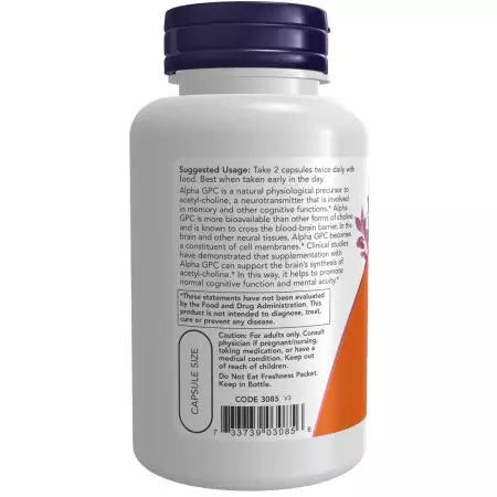 Teraz Foods Alpha GPC 300 mg 60 warzyw kapsułek