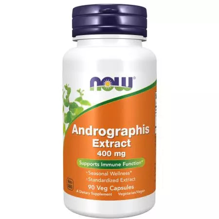 Maintenant, les aliments Andrographe Extrait 400 mg 90 Veg Capsules