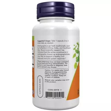 Now Foods Andrographis Extract 400mg 90 Veg Capsules